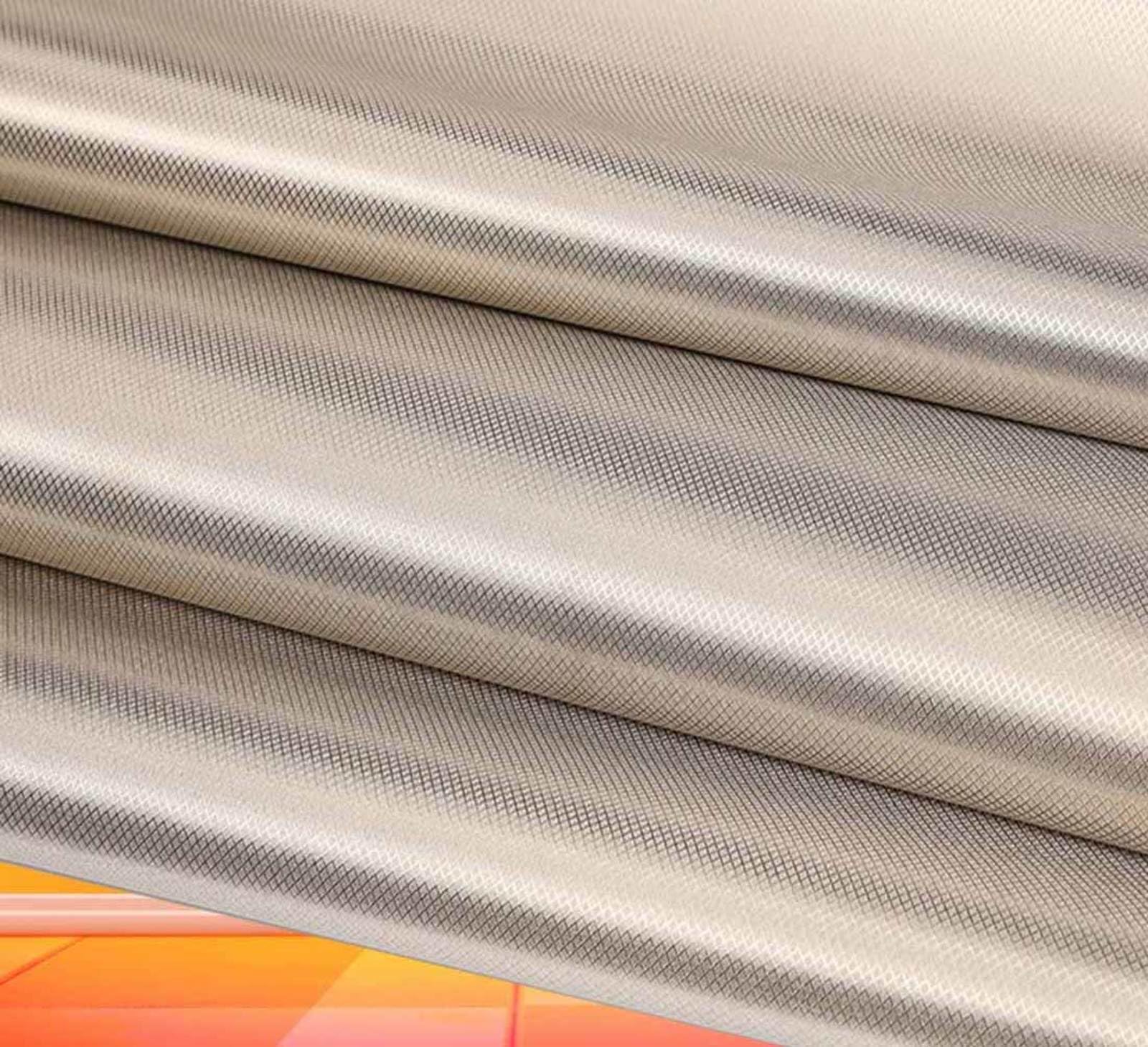 Faraday Fabric EMF Fabric Cloth Blocking RFID/RF/EM Fabric Shielding Fabric for Microwave, Card Bag Cloth,silver-5x1.1m