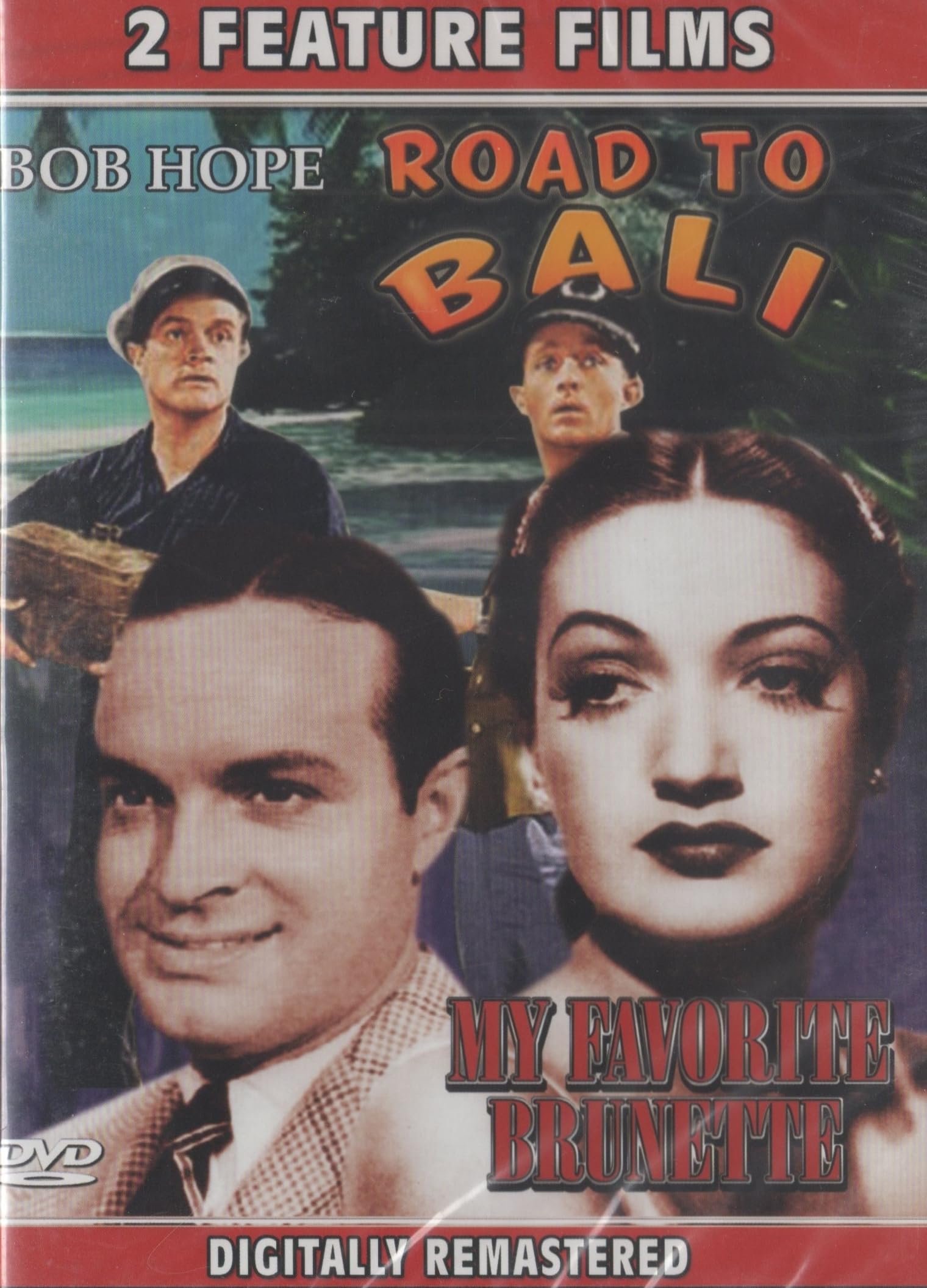 Road to Bali y Brunette en DVD el doble programa clasico de Bob Hope