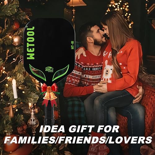 Miniatura 6 de WETOOL Edgeless Pickleball Paddles, USAPA Approved, Carbon Fiber, Thermoformed Unibody Construct, Textured Surface Massive Sweet Spot Pickleball