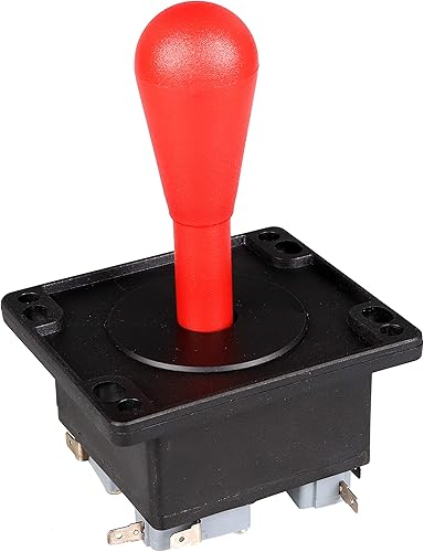 Miniatura 3 de EG STARTS Juego de arcade para 2 jugadores, kits de bricolaje, elipse ovalada tipo Happ Joystick Hanlde + 18 botones de estilo americano Arcade para