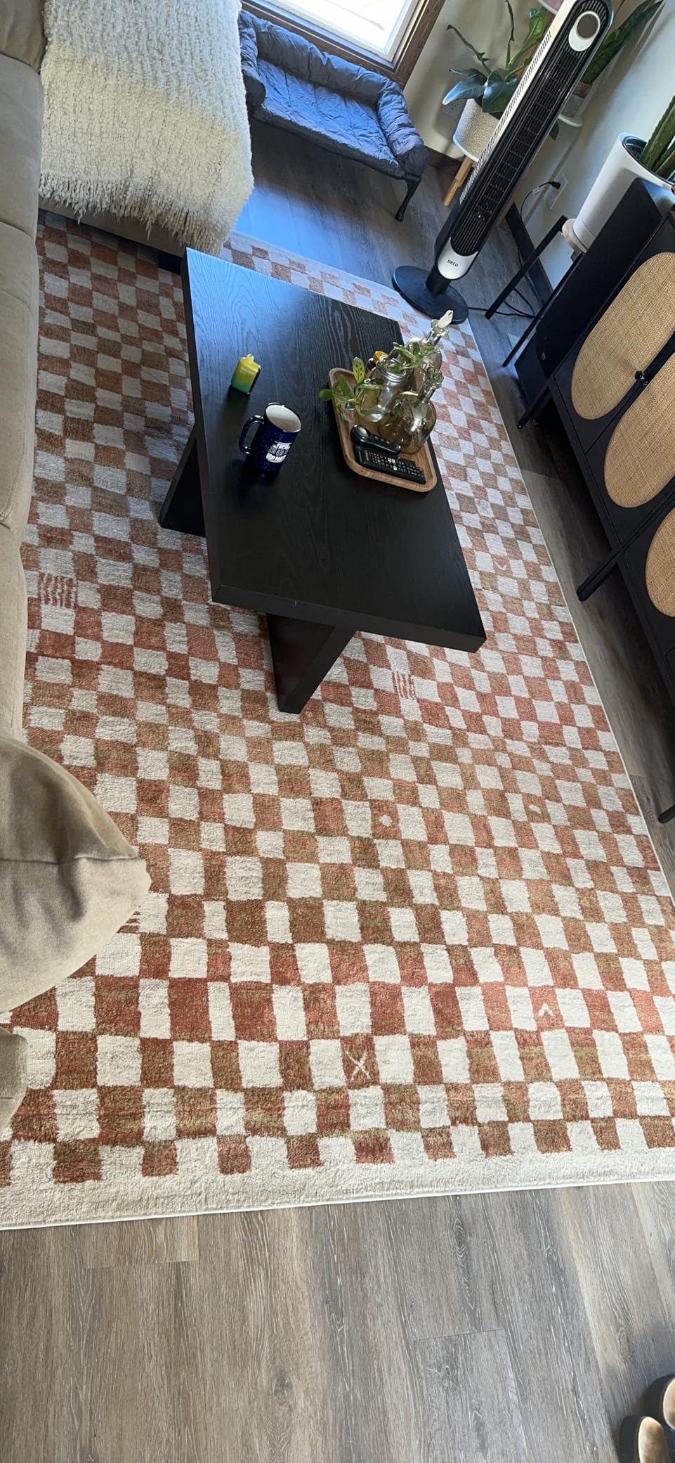 Pertek Rugs Buy Hauteloom Pertek Checkered Tile Living Room Bedroom Dining Room ...