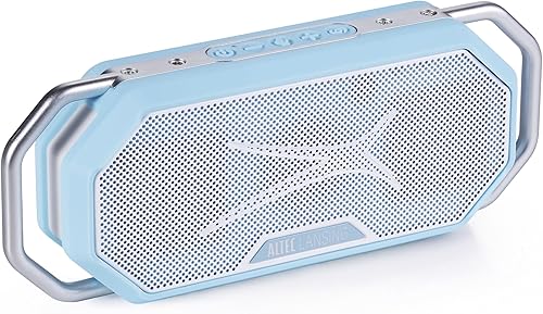 Altec Lansing HydraWAVE - Altavoz Bluetooth portátil, 12 horas de reproducción, carga rápida USB-C, emparejamiento inalámbrico verdadero, altavoz
