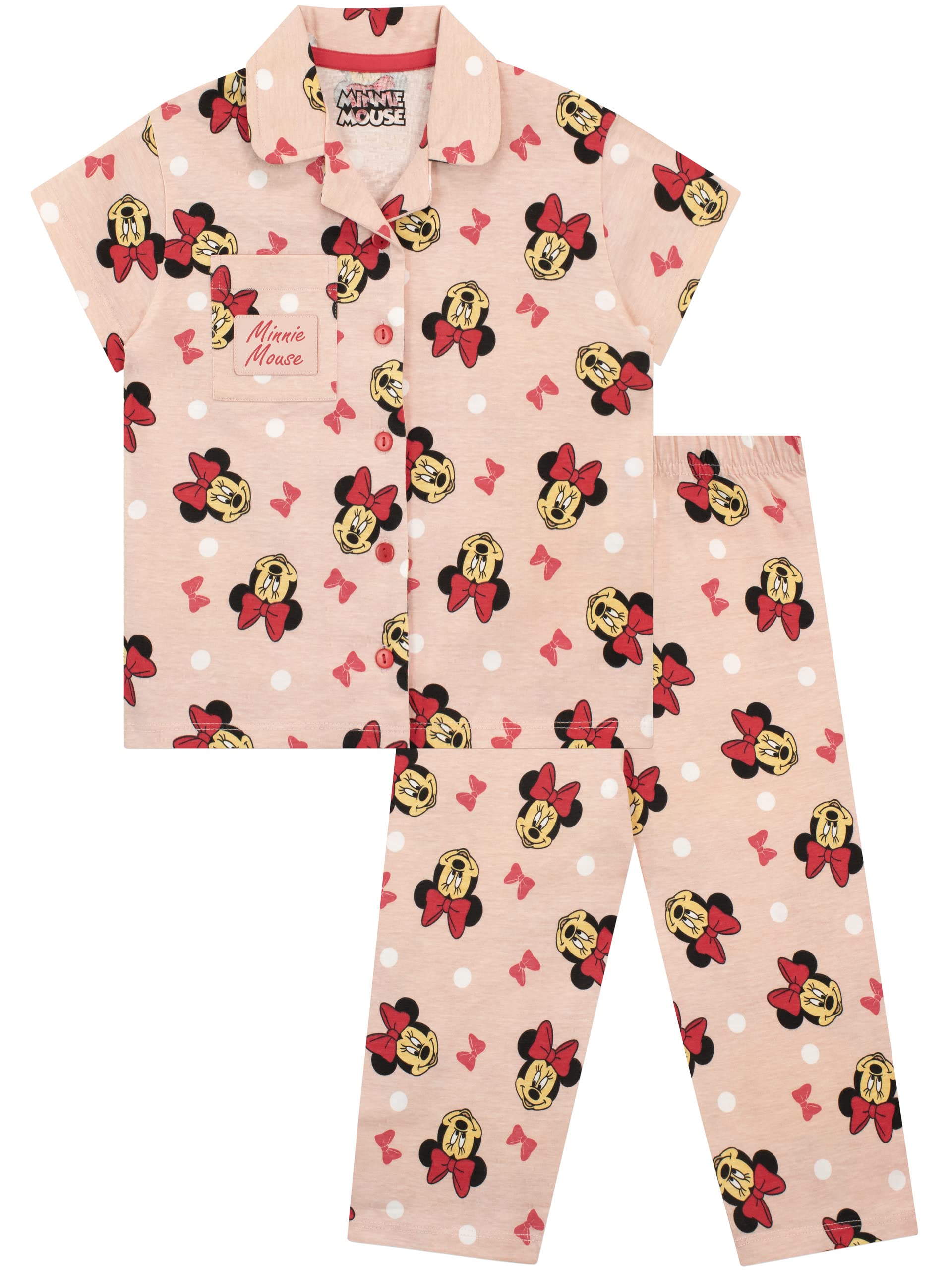 Disney Girls Pink Pyjamas Minnie Mouse 18-24 Months