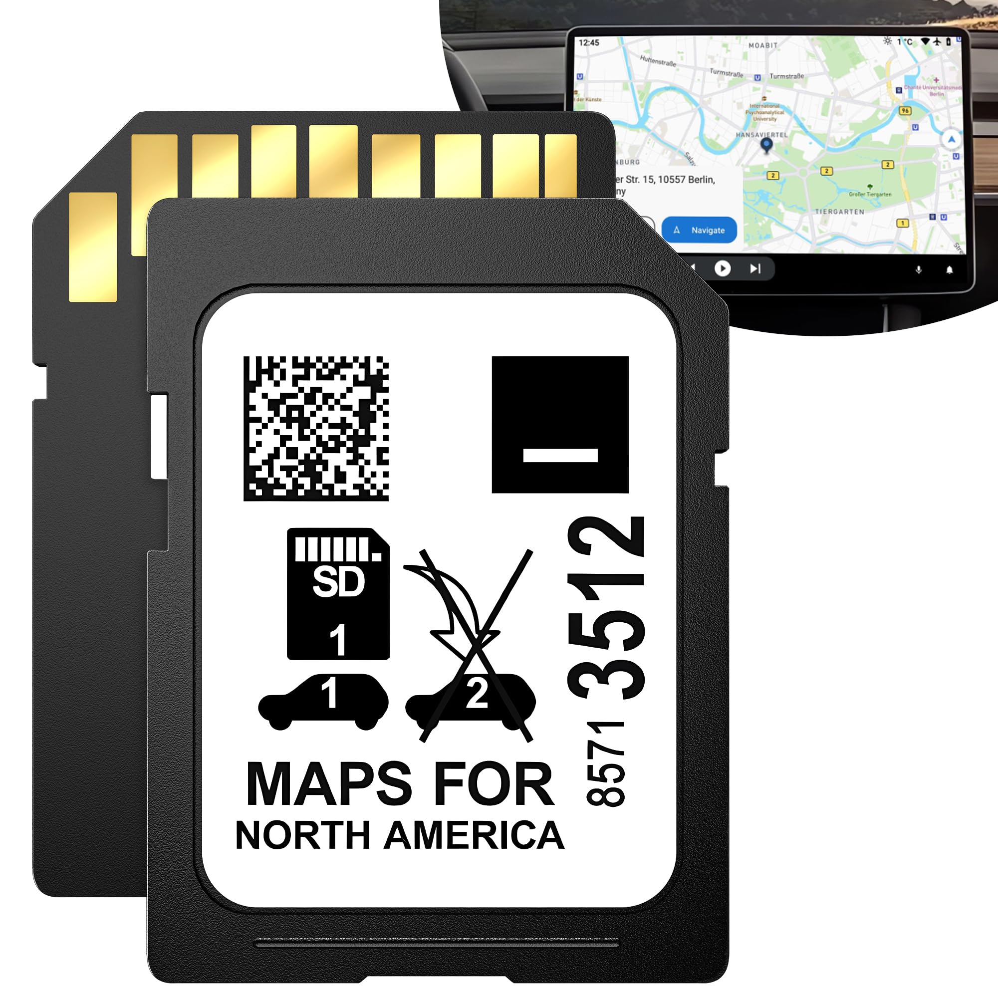 2026 Navigation SD Card for USA/Canada/Mexico, 2026 Latest GM Vehicles Navigation SD Card Map Compatible with Buick, Cadillac, Chevrolet, GMC, 2019-2024, Part 8571 3512-image-45