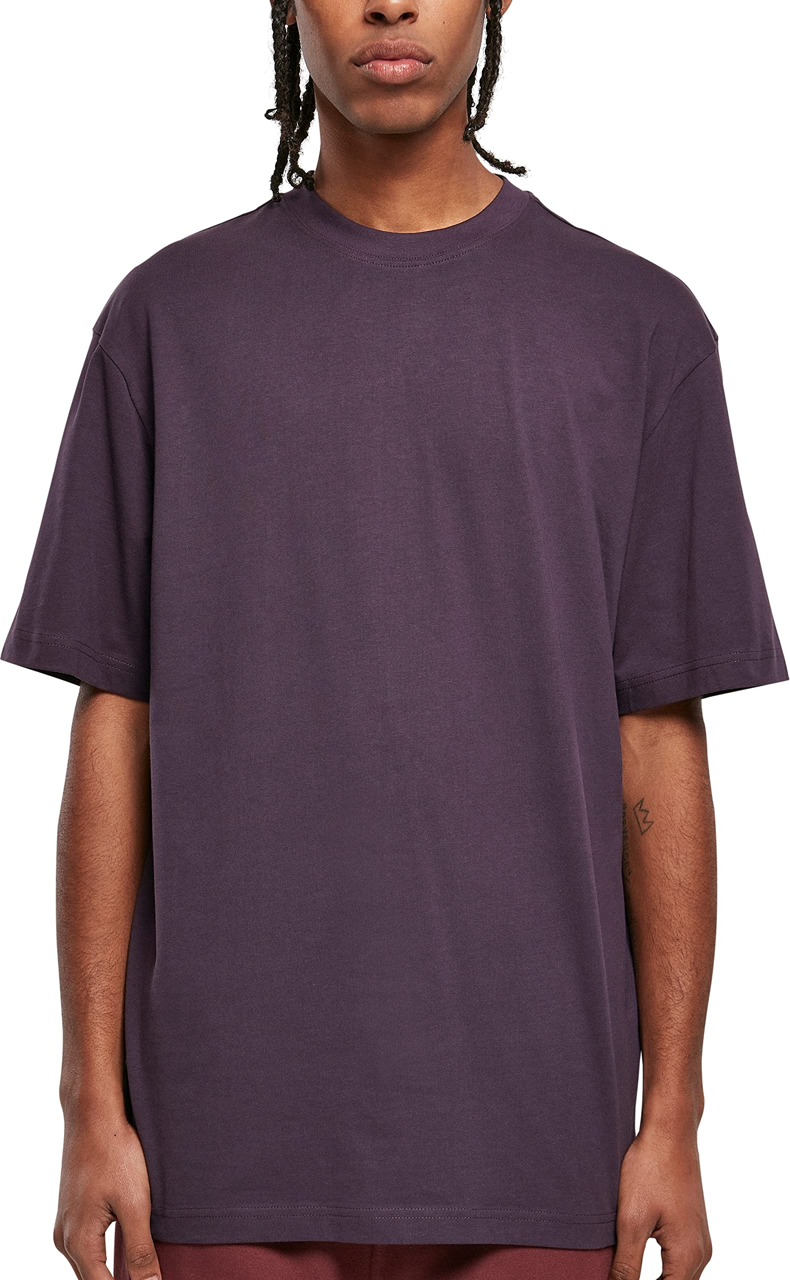 Urban Classics Men's Tall Tee Oversized Short Sleeves T-Shirt with Dropped Shoulders, 100% Jersey Cotton