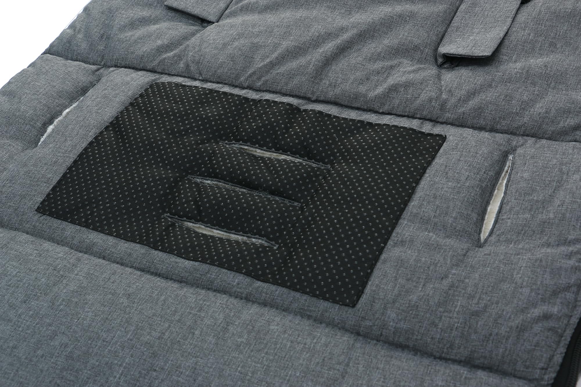 Coprigambe Invernale per Passeggino, Footmuff Universale per Seggiolino Auto, Staccabile, Lavabile in Lavatrice, Adatto a Passeggini e Carrozzine, Grigio Scuro