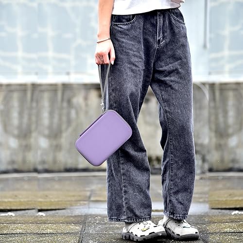 Miniatura 8 de casmilee Case Compatible with Giiker Super Slide Brain Games, Brain Teaser Puzzles Organizer Storage Bag, Flow Slider Puzzle Game Holder (Purple)