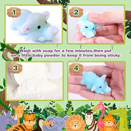 Miniatura 10 de Regalos de fiesta de Halloween Mochi Squishy regalos de bolsas de regalos para niños  Premio de aula sin dulces de truco o trato  Squishies juguete