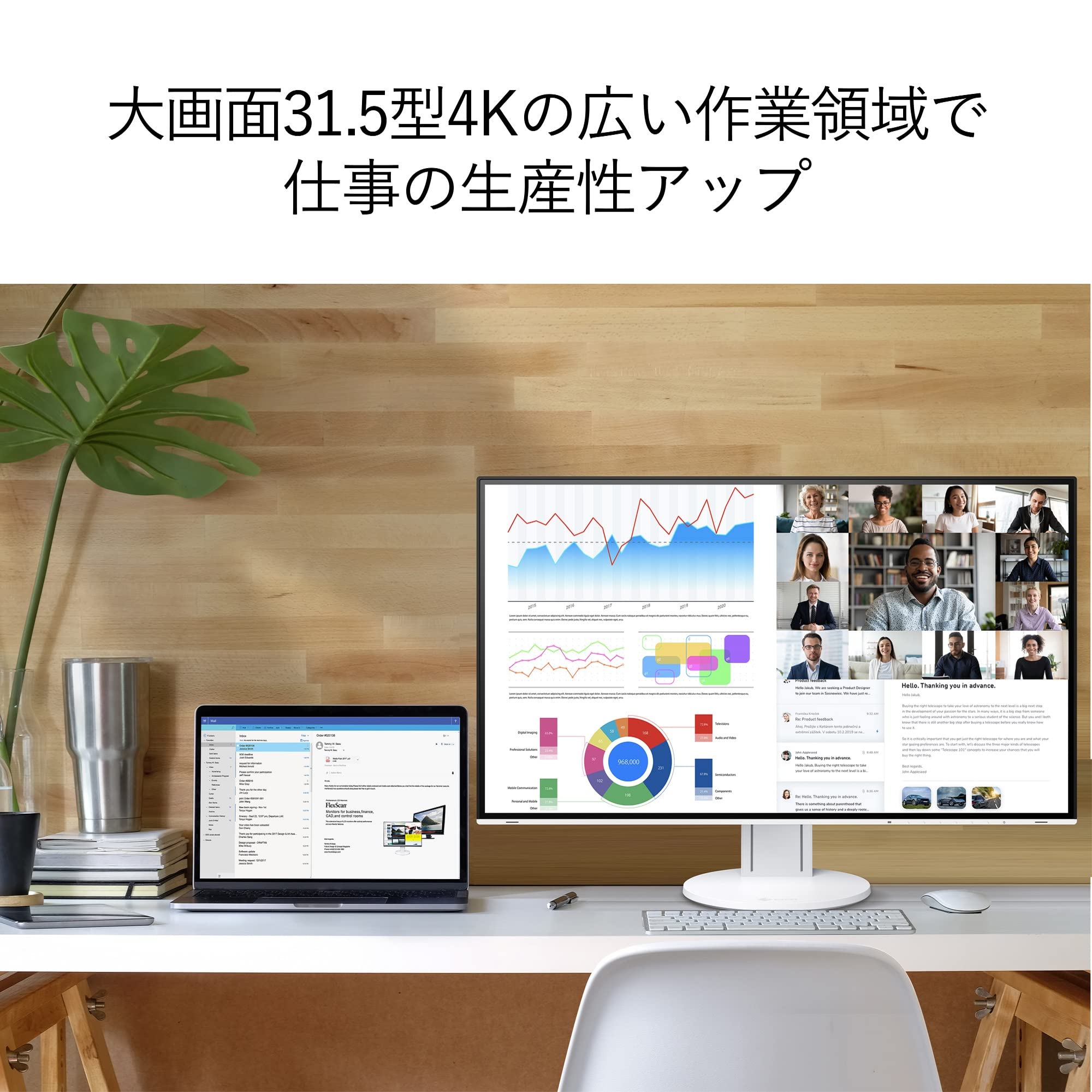 2023 FlexScan EV3285 31.5インチ 4K フレームレス Amazon.co.jp: EIZO FlexScan 31.5インチ ディスプレイ モニター