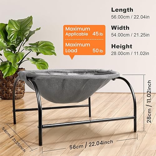 Miniatura 4 de Cama para gatos tamaño grande Cama para perros Hamaca para mascotas, cama independiente para gatos para dormir, suministros para mascotas, lavado