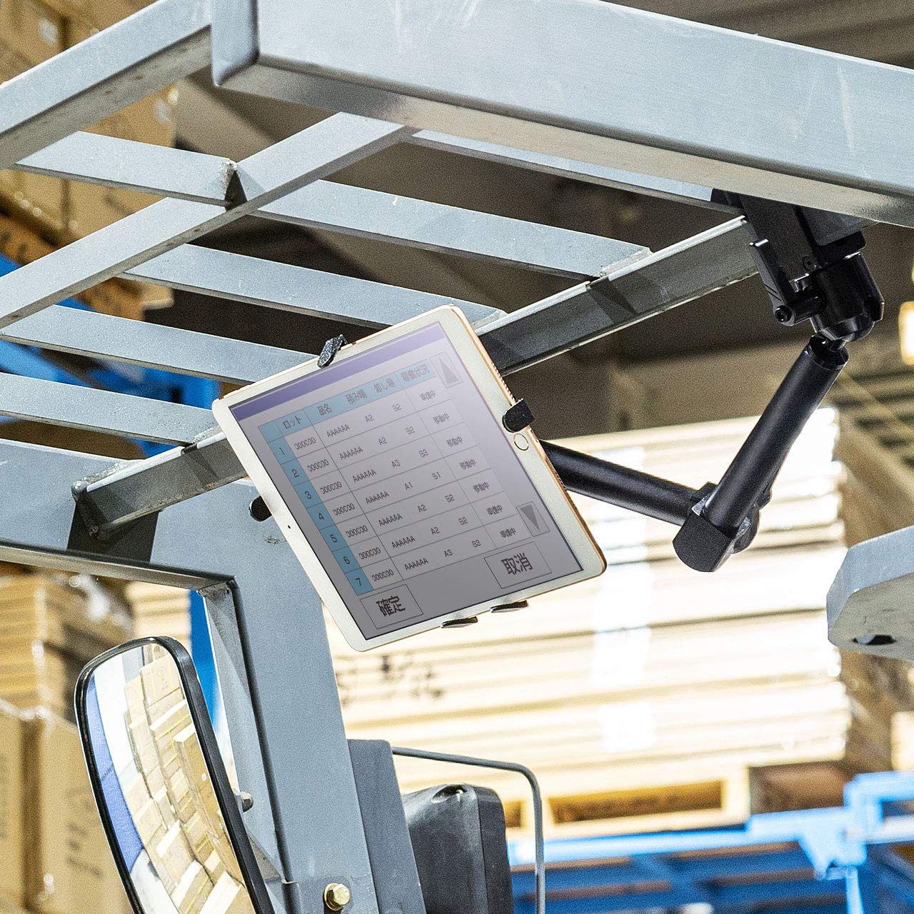 Amazon.co.jp：サンワサプライ 支柱取り付け用タブレットホルダー(3