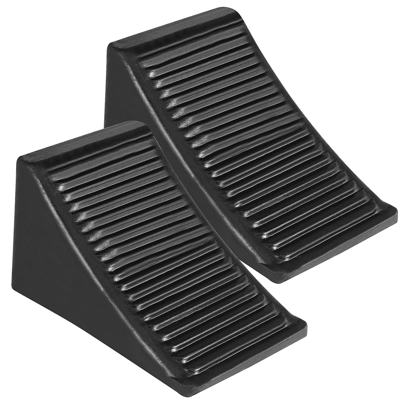 ULTECHNOVO 2 Pcs Cales de Pneus en Caoutchouc Antidérapantes pour Voiture et Camion Stabilisateurs de Roue pour Chargement et Entretien