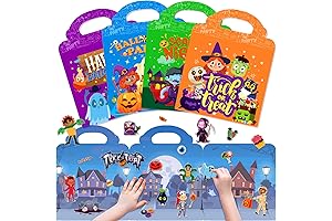 Halloween Reusable Sticker Books for Kids: Unforgettable Halloween Treats