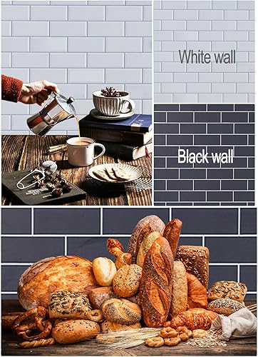 Miniatura 4 de iProtech 5 tableros de fondo de fotografía de doble cara con 10 patrones, impermeables, reutilizables, de 16 x 16 pulgadas, textura de cemento,