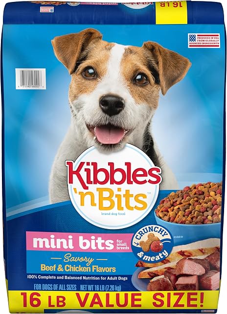 Kibbles 'N Bits Savory Beef & Chicken Flavors Small Breed Mini Bits Dog Food