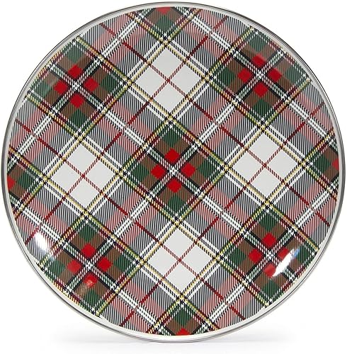 Miniatura 10 de Golden Rabbit Esmalte - Juego de 4 platos llanos de 10.5 pulgadas (remolino de cobalto)