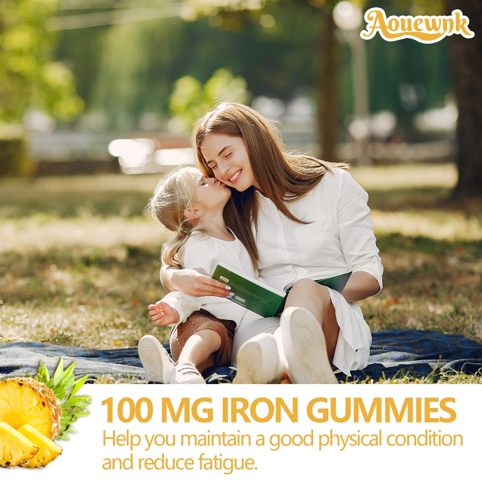 1 Pack 100MG Iron Supplement Gummies for Women & Men — Amazon image 7