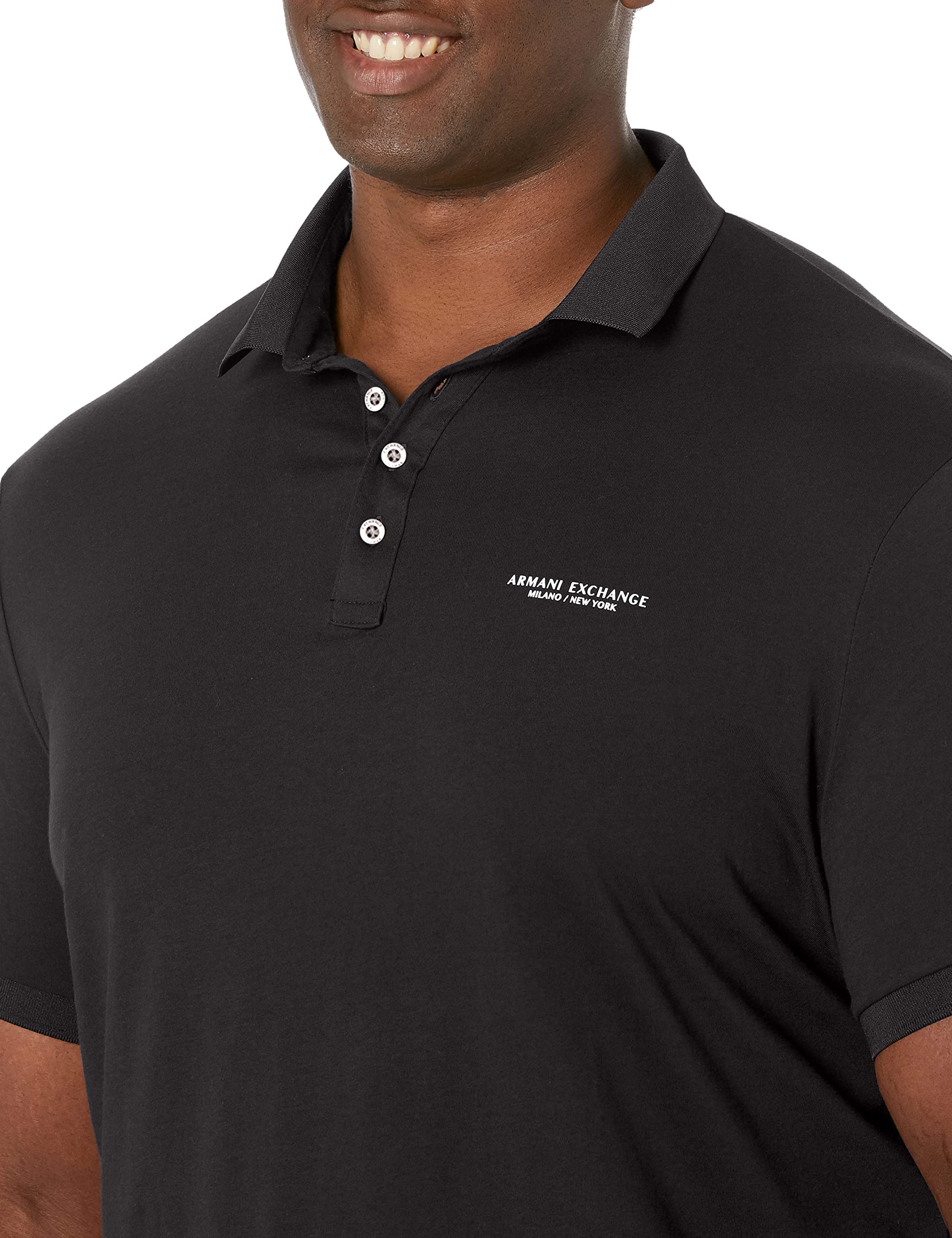 Armani Exchange 4 Buttons Polo, Uomo