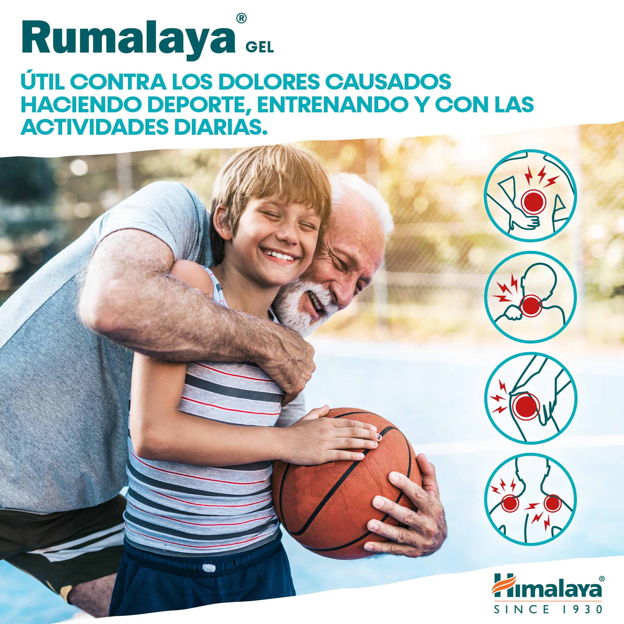 Himalaya Rumalaya Soothing Gel, Fast Action Massage Topical Gel for Renewed Vitality 50 g