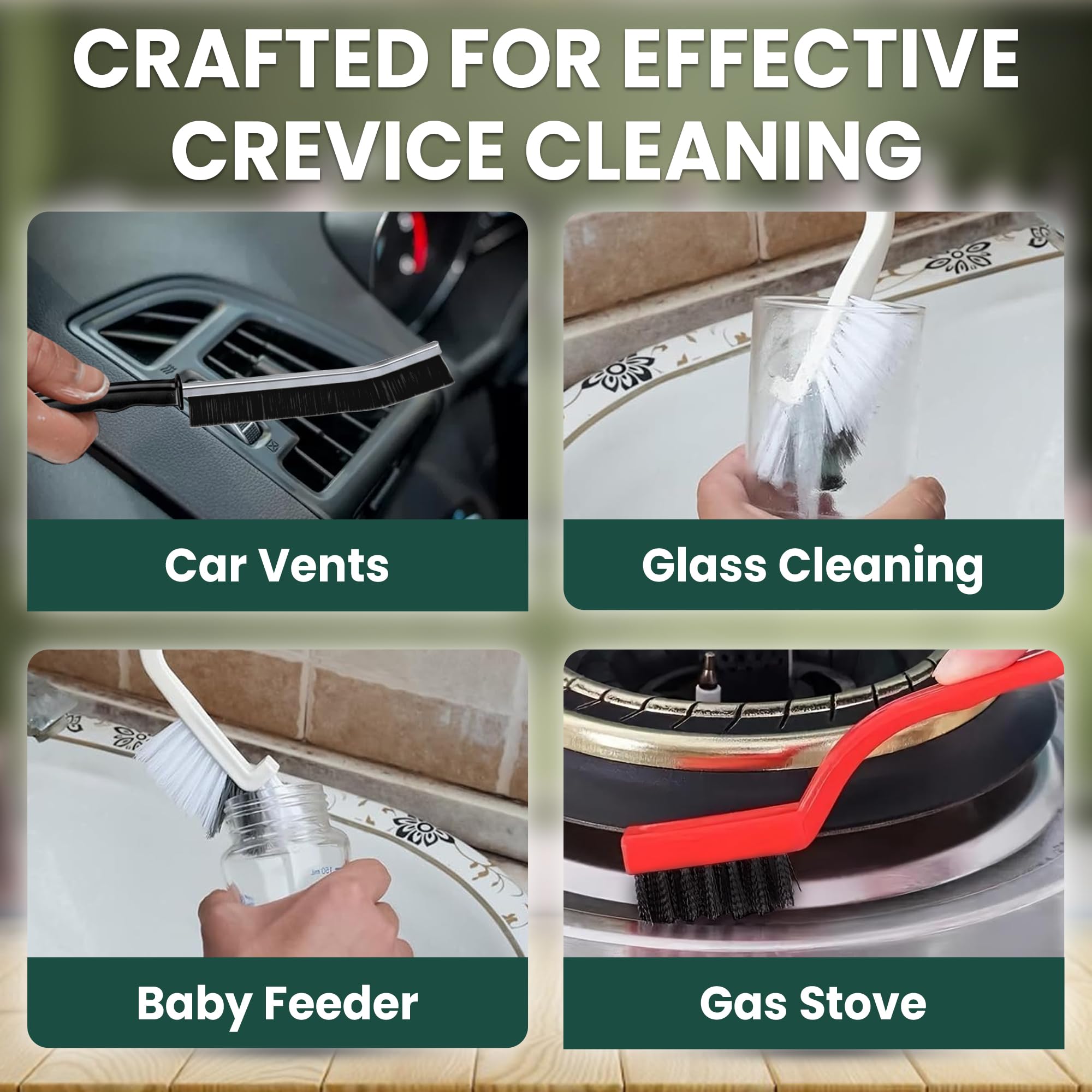 Crevice Cleaning Brush Set - 17 Piece -29 Crevice Cleaning Brush Set - 17 Piece -29