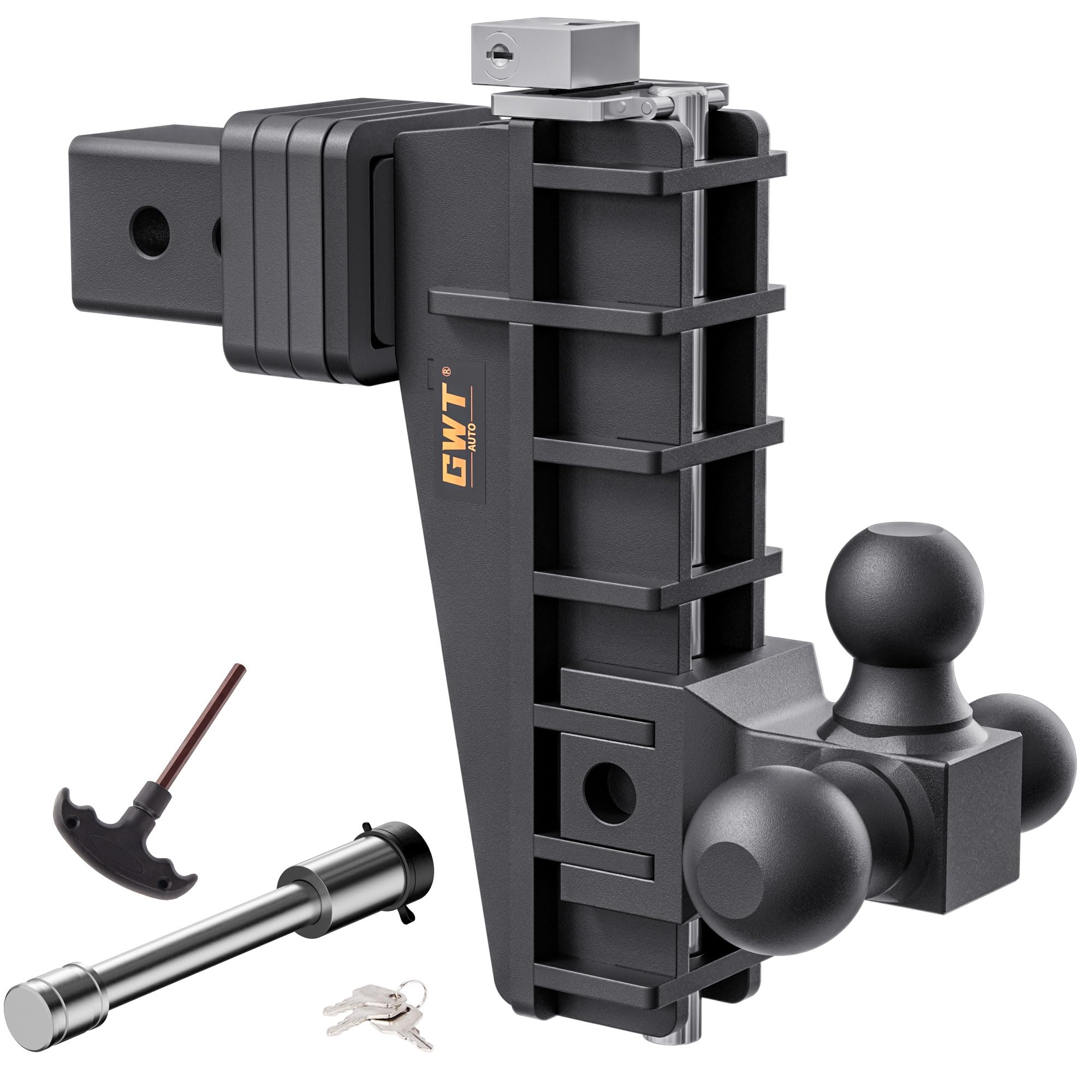 Amazon.com: GWTAUTO Adjustable Trailer Hitch, Tri-Ball (1-7/8