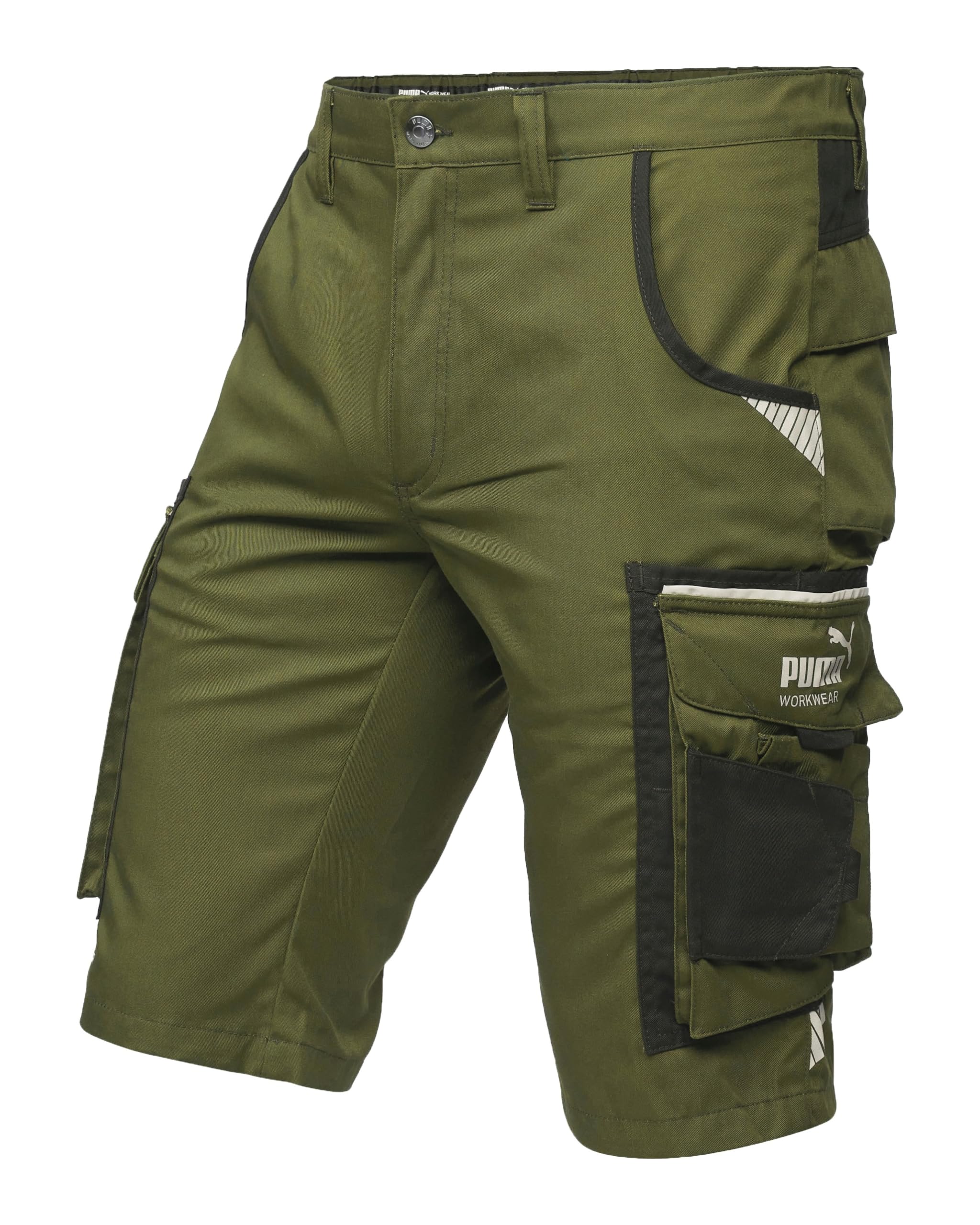 PUMA Workwear Precision X Pantaloncini da Lavoro da Uomo, Pantaloni Corti con Molte Tasche - per Il Commercio, la Produzione e l'edilizia