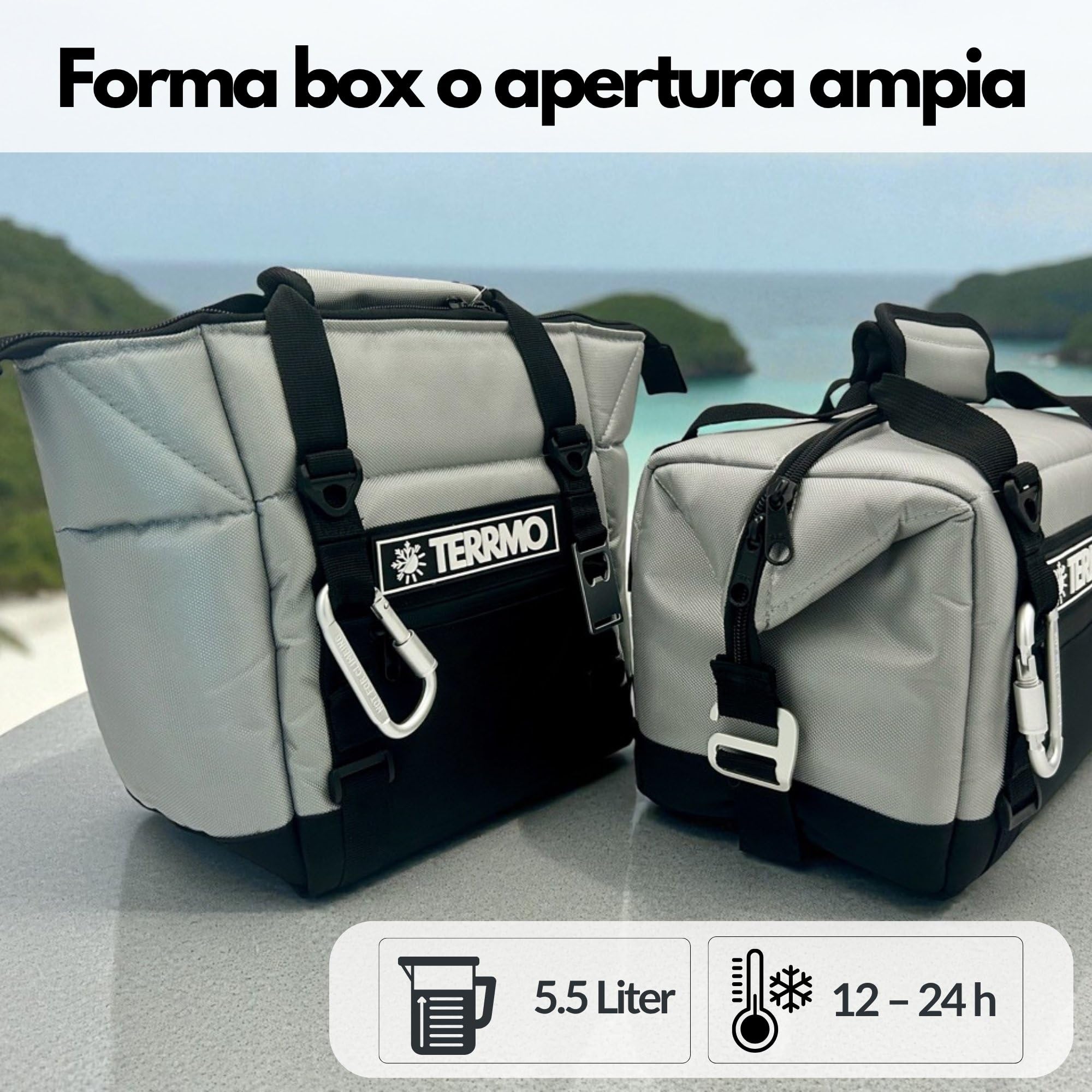 EPIC 5 – Borsa Frigo Piccola 5L con Isolamento Extra Spesso 20mm | 12–24h di Raffreddamento | Mini Borsa Termica per Medicinali e Pranzo