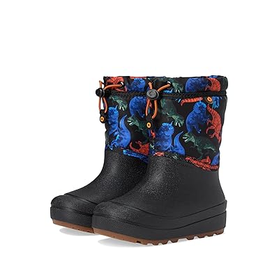 Bogs Kids Snow Shell Boots Real Dino (Toddler/Little Kid/Big Kid) Kids Shoes Black