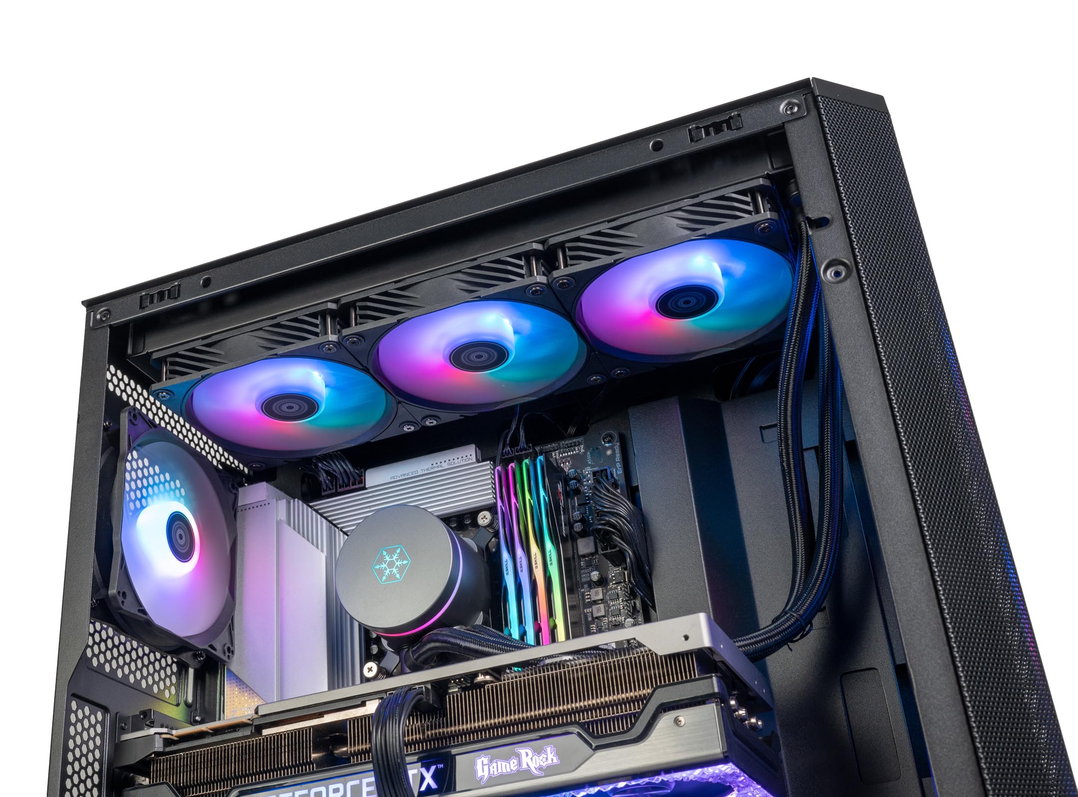 Silverstone Fara 514x Schwarz Tempered Glass (ssT-Fa514X-Bg)