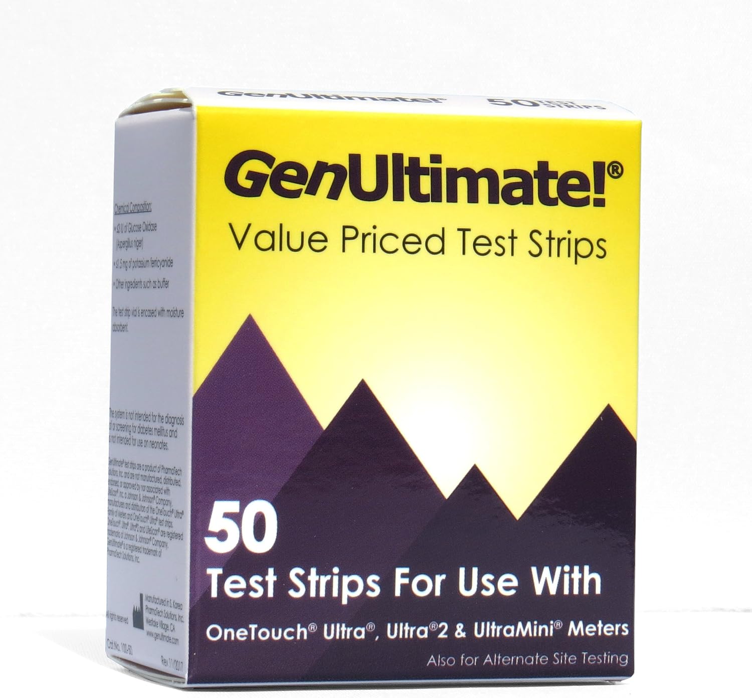 GenUltimate! 50ct 6-Pack - 300 Test Strips for OneTouch Ultra Ultra2 & UltraMini Meters