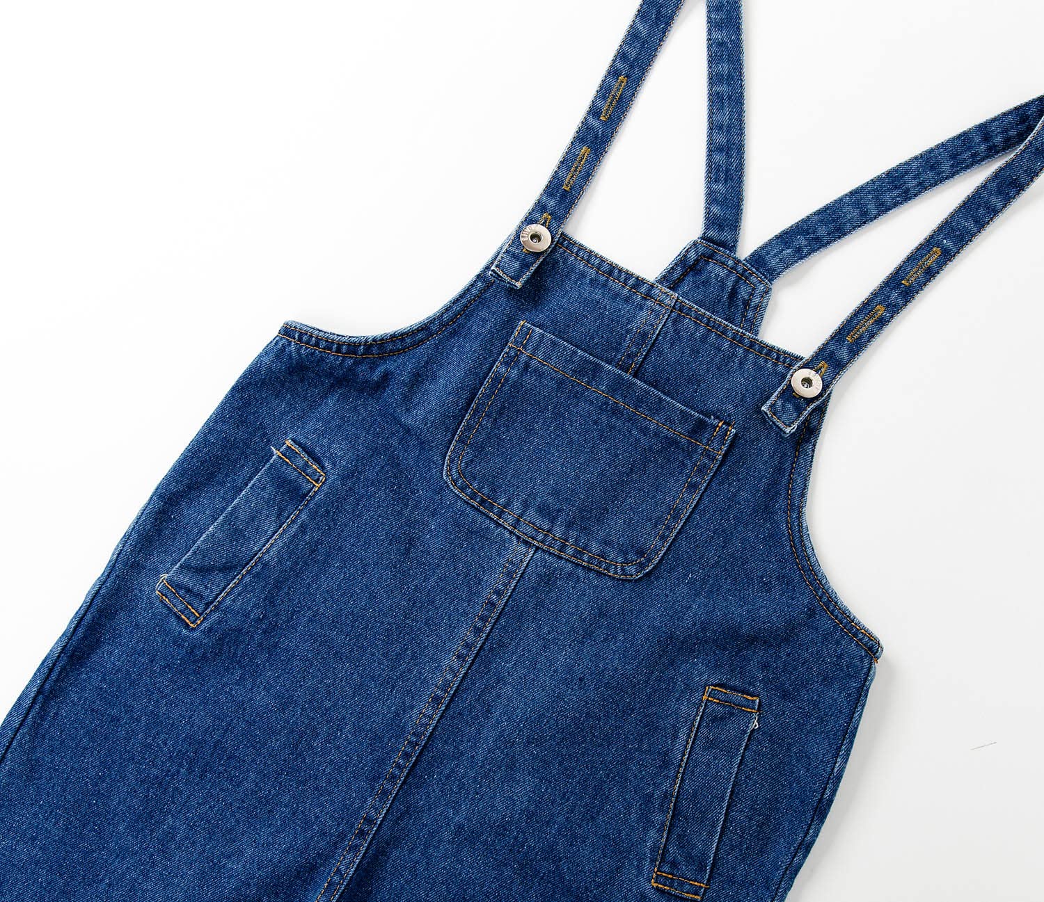 Salopette da bambina in denim Salopette da bambina in denim per 3-12 anni
