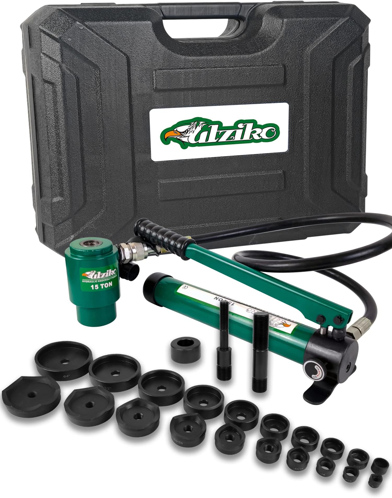 Greenlee LS50L2 7Ton BatteryHydraulic Knockout Punch Kit with Slug