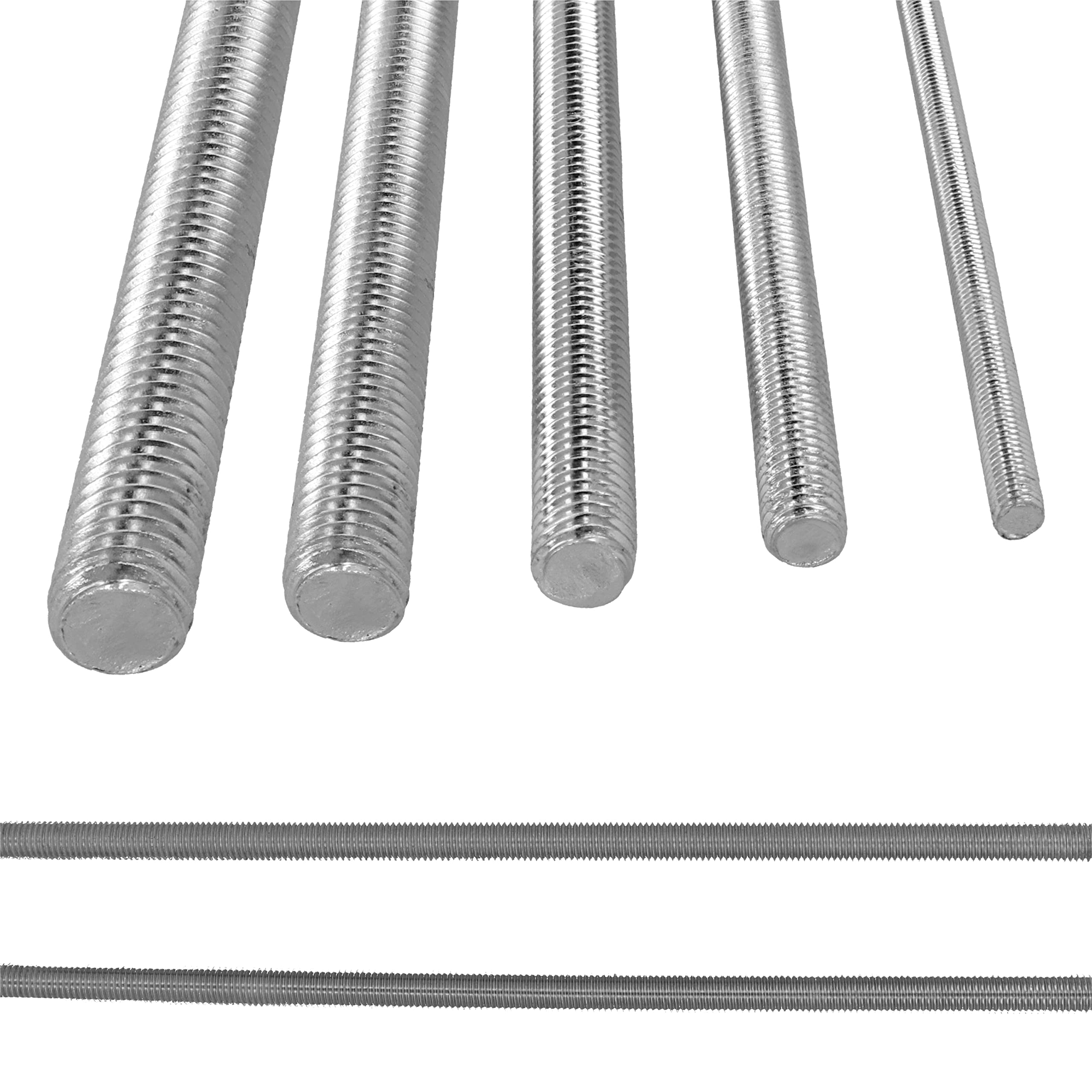 HELPMATE, Threaded rod M10 x 330 mm made of stainless steel A2, 2 pieces of threaded bar with full metric thread - Image 2