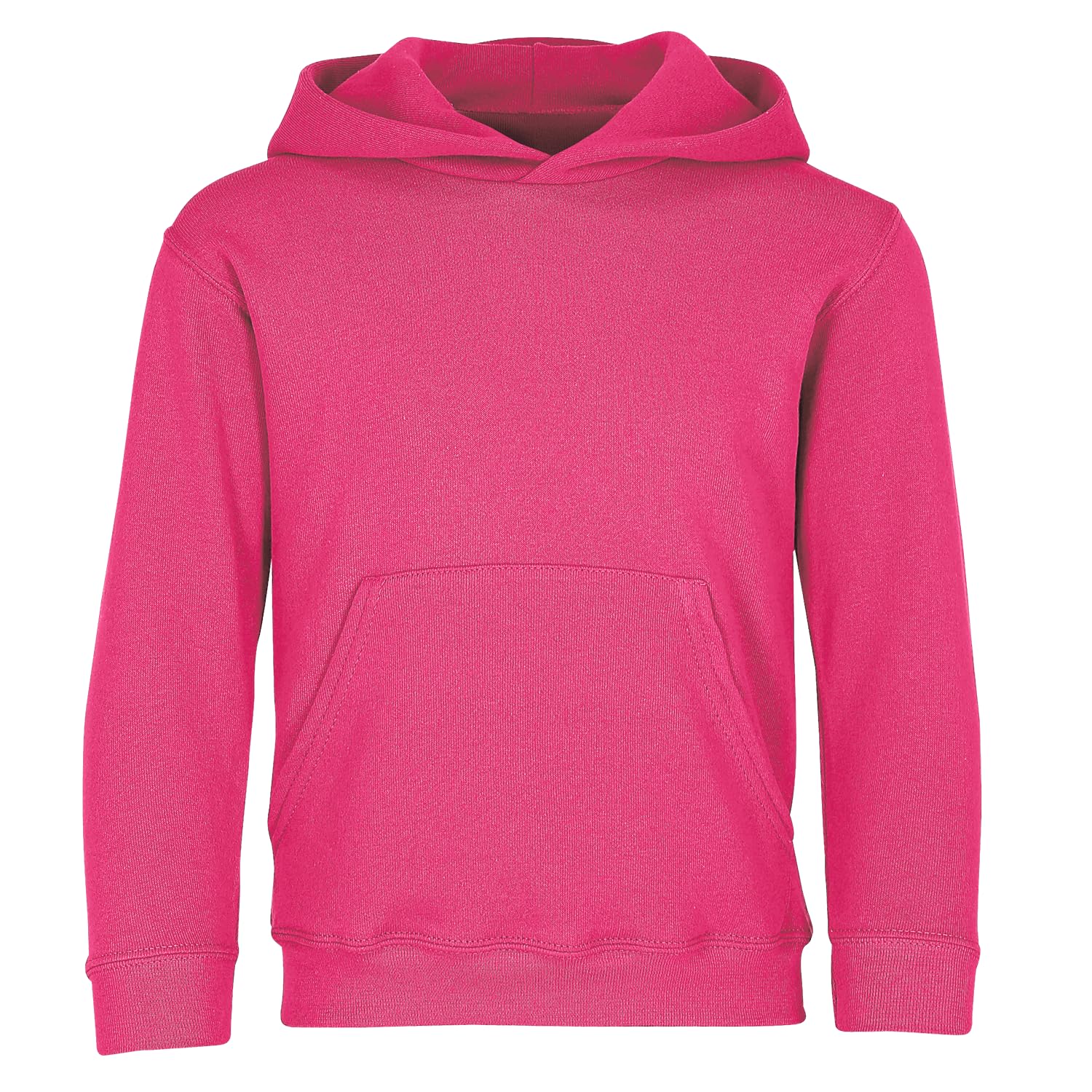 Fruit Of The Loom Fuchsia Kids' Hooded Sweatshirt - Multicolour - M