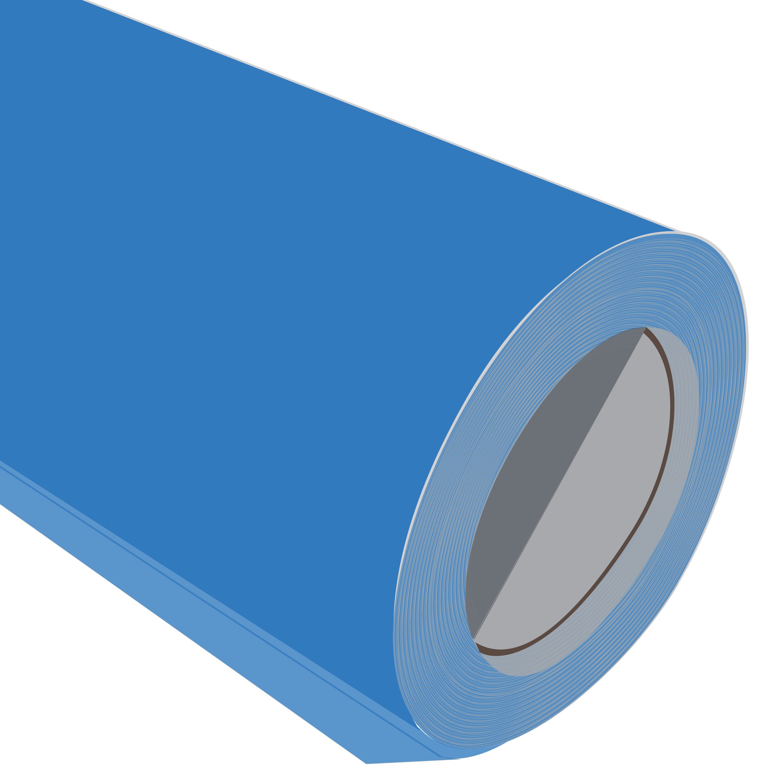 3 Metre (3 m), acabado satinado, color azul 500 mm de ancho Flex caliente hierro en la ropa la ropa vinilo