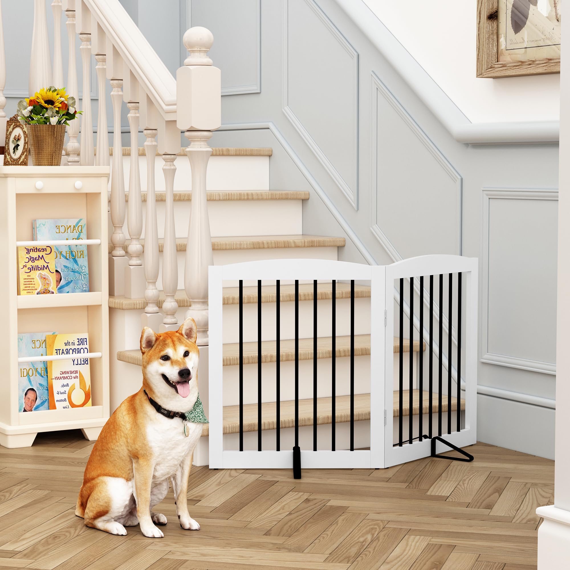 Uyoyous 2 Recinzioni In Legno Allungabili Per Cani Fino A 160 Cm
