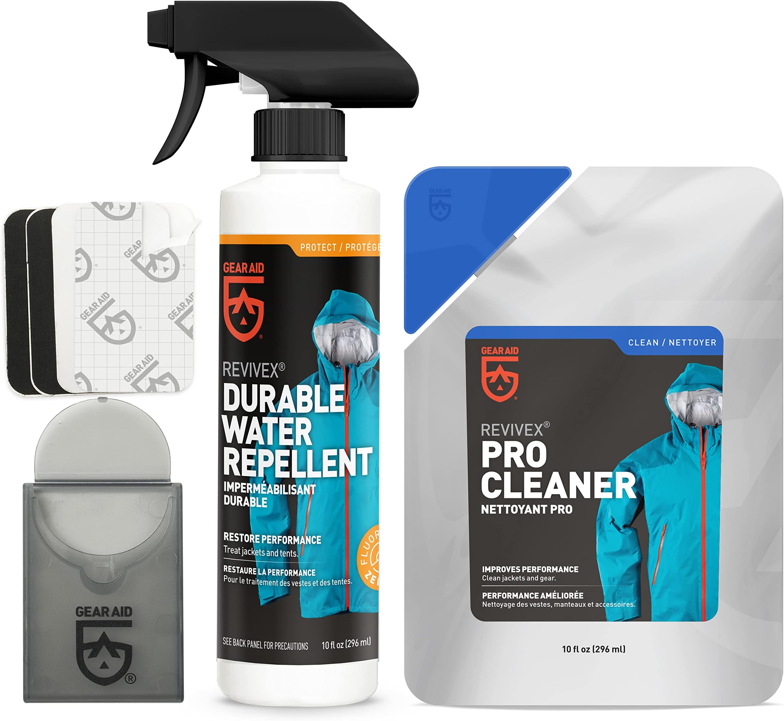 Revivex Pro Cleaner Care Kit with Durable Water Repellent & Patches
