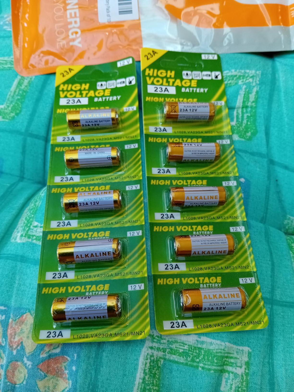 AJ Star 23A 12V Alkaline Batteries A23S MN21/23 L1028 A23 12V Battery