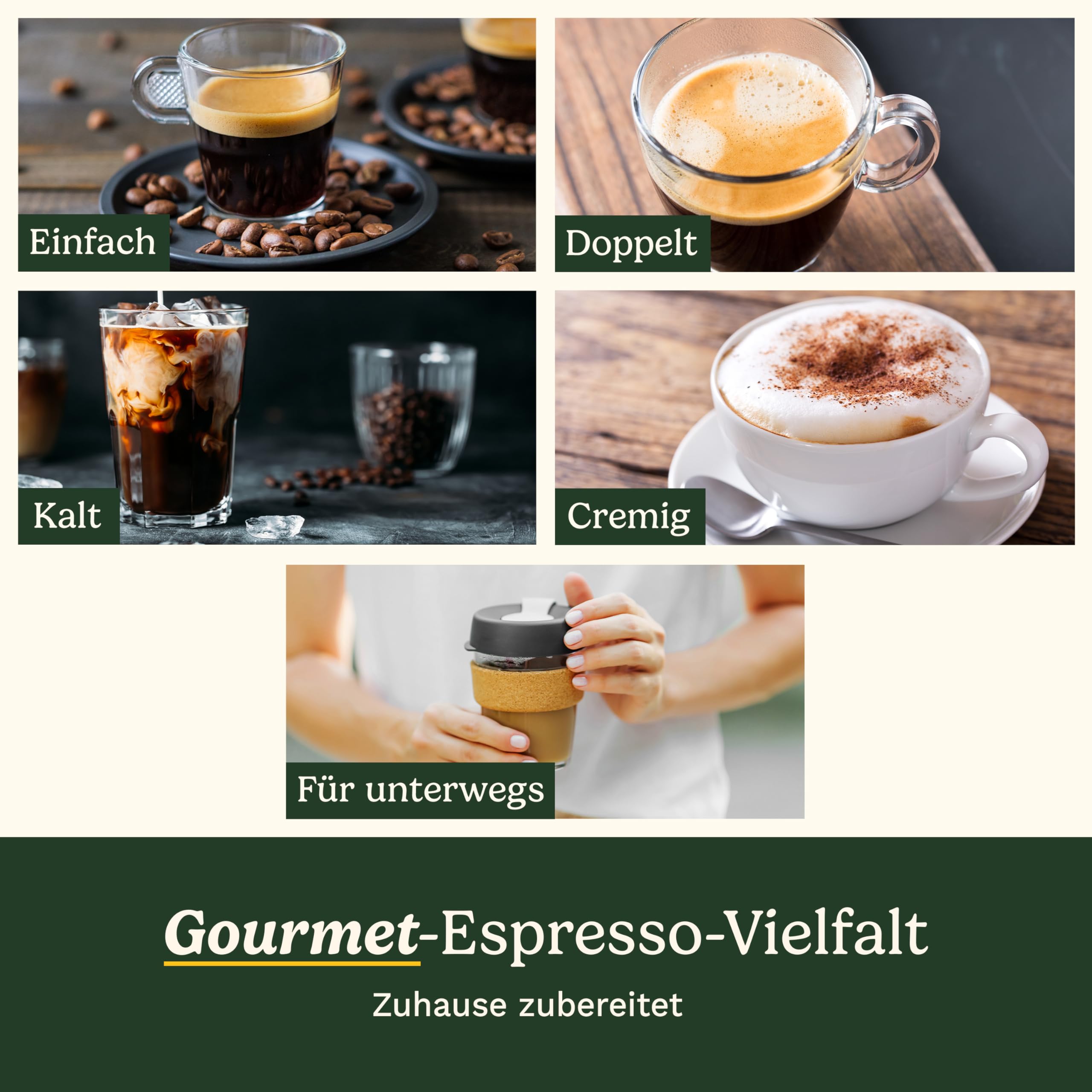 Cuisinart Slim Kaffeemaschine | Espresso, Americano, Cold Brew | Integrierter Milchaufschäumer | 15 Bar | Siebträger ohne Boden | kompakt | Reisebecher | 1,5L Tank, Edelstahl Slim
