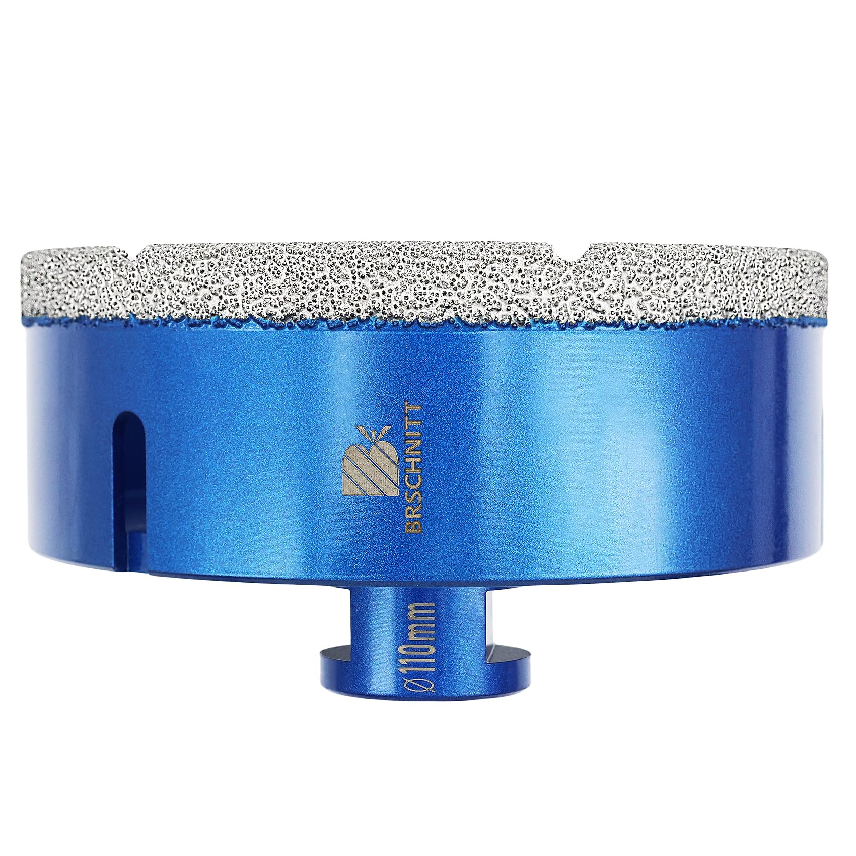 Broca de Diamante 110MM - BRSCHNITT Vacío Soldadura para Perforación en Seco Porcelana Azulejo Granito Mármol M14