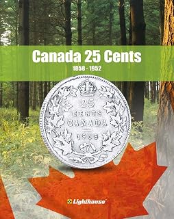 LIGHTHOUSE Vista Coin Book Canada 25 Cents Vol. 1 (1858-1952)