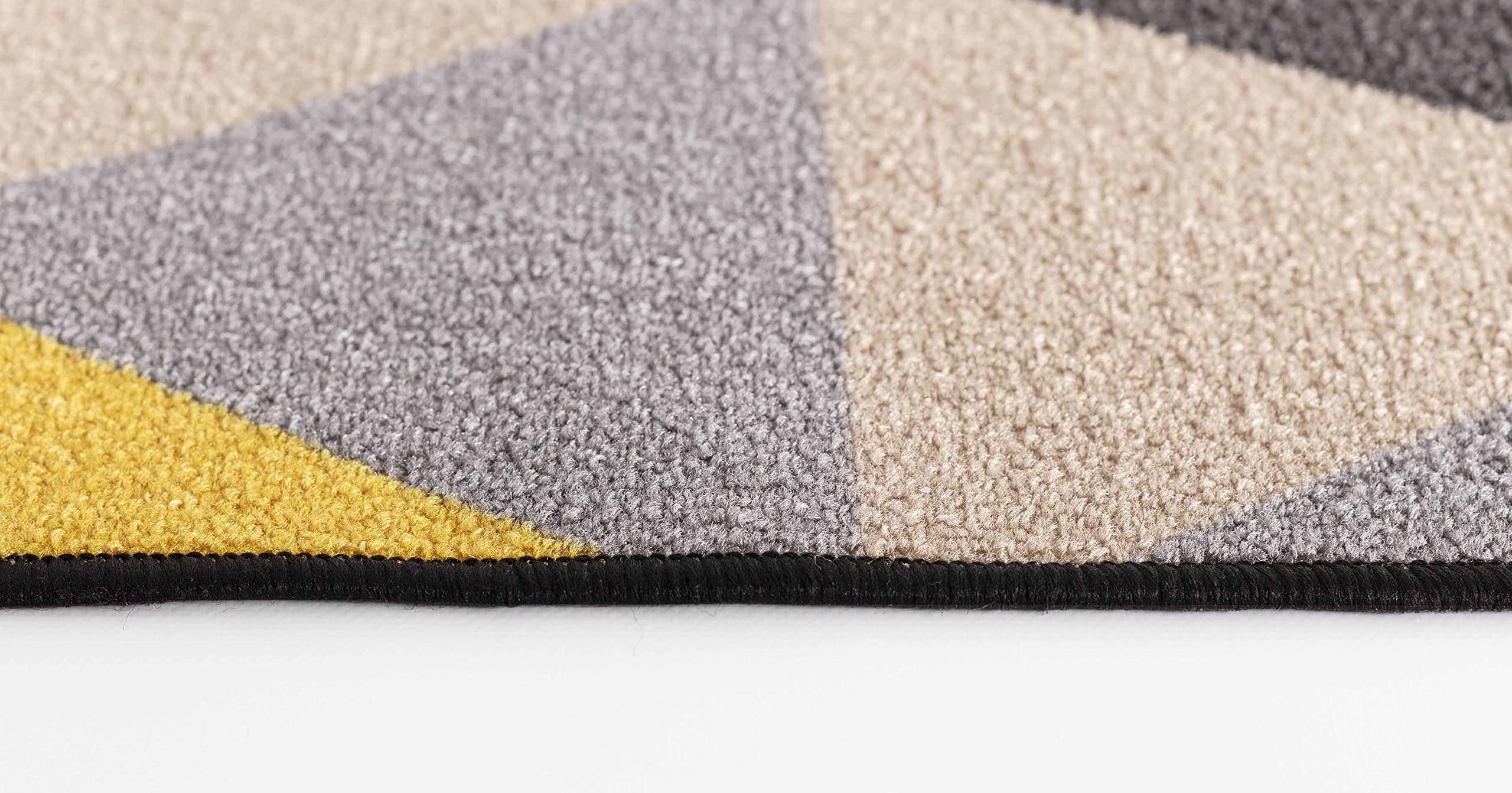 Washable Door Mat Kitchen Mats Non Slip Geometrical Design Hall Runner- Indoor Door Mat - Hallway-Passage Corridor Doormats - Floor Mat — view 2