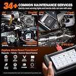 XTOOL IP616 Bidirectionnel OBD2 Scanner à vie Mise à jour gratuite, AI-Assisted Système complet scanner diagnostique pour voiture, outil de balayage automobile avec 34+ Services, FCA AutoAuth, Réapprendre les gaz, ABS Saignement