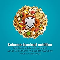 Vista 7 de Kaytee Forti-Diet Pro Salud+Nourish+Protect alimento para periquitos, apoya la cría y la muda, nutrición respaldada por la ciencia, salud digestiva