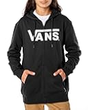mens Classic Full Zip Hoodie | Regular Fit Sweatshirt, Cotton & Polyester Fleece, Warm Hood, Iconic Front Logo Graphic