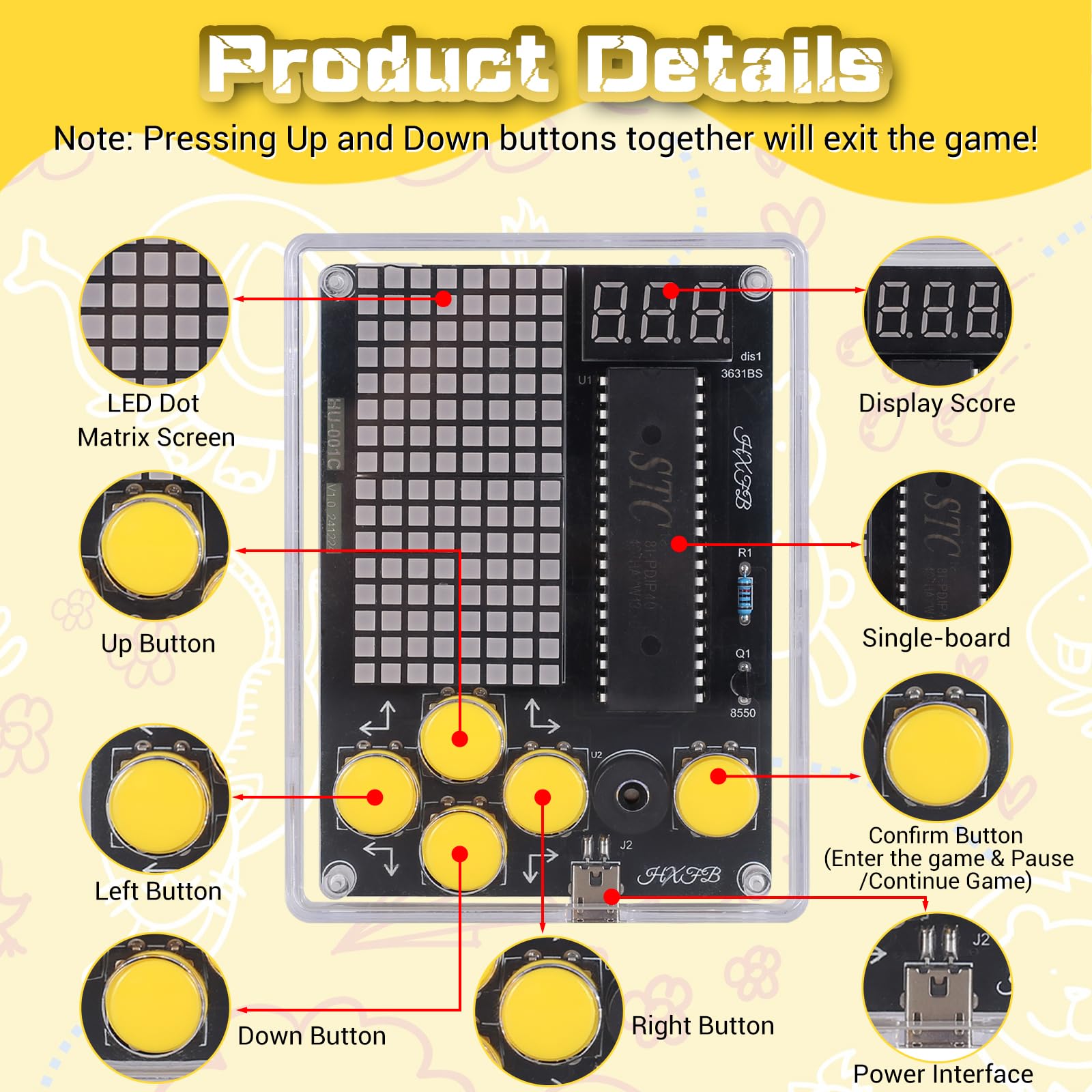 7-in-1 Electronic Game Soldering Project Kit - Image 4