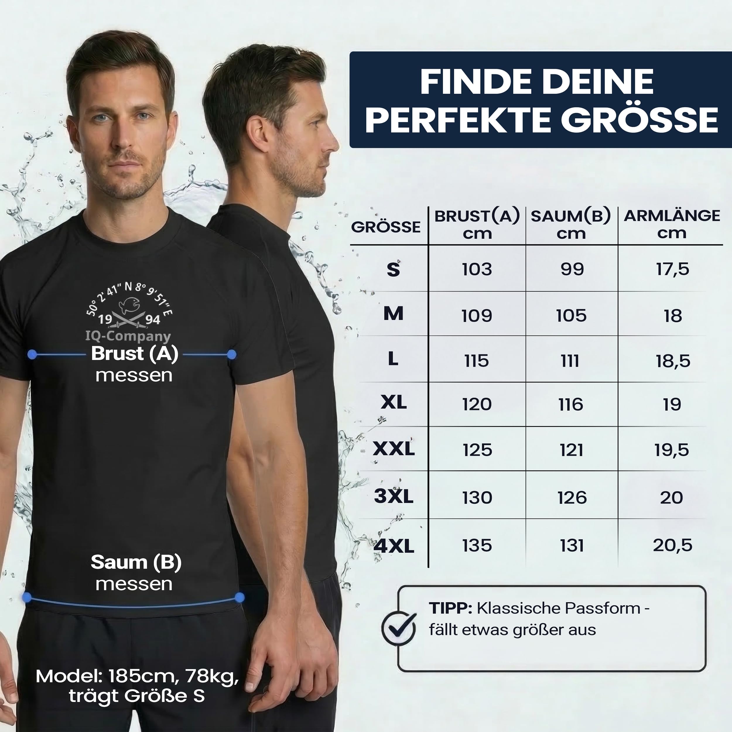 iQ-Company UV 300 - Camiseta Loose Fit, protección UV