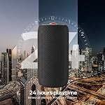 Monster S310 Haut-parleur Bluetooth, haut-parleurs Bluetooth portatifs, 30W L'appariement stéréo sans fil True livre un son dynamique, IPX5 Étanche, Bluetooth 5.2 Mic intégré, 24H, pour la famille Outdoor Black