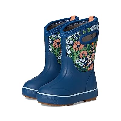 Bogs Kids Classic II Vintage Floral (Toddler/Little Kid/Big Kid) Kids Shoes Blue