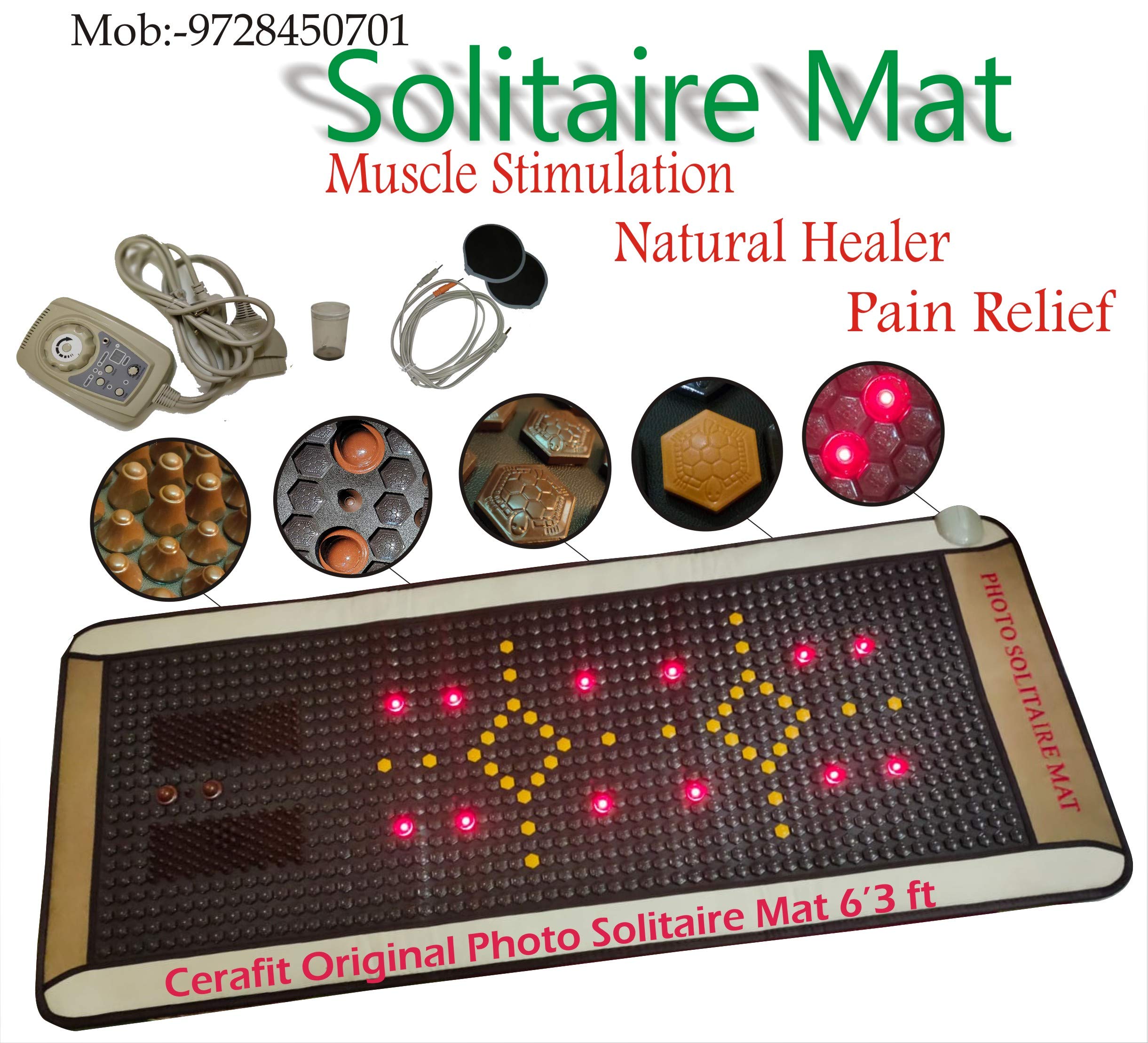 Full Body Tourma Infrared Photon PEMF Mat With Tens pad For SpineTtherapy